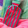 Bouillotte Velours Pinstripe Love