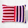 Cushion Cover Velvet Pinstripe mix 3040