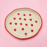 Plate Ceramic strawberry