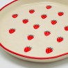 Plate Ceramic strawberry