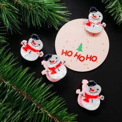 Hair clip Xmas Snowman S