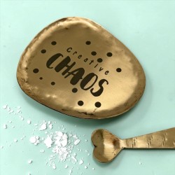 Mini Vide-Poche organic Laiton Chaos