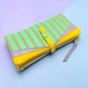 Porte-monnaie Cuir Stripe HK ltblue mint