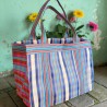 Shopper plastique recyclé good vibes
