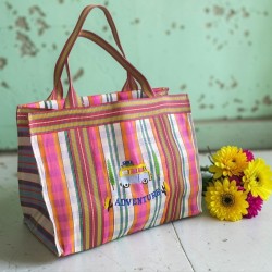 Shopper plastique recyclé XL Adventure