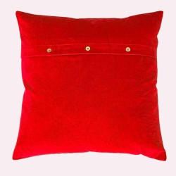 Cushion cover Velvet Ski Happy 4040