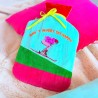 Hot-Water Bottle Velvet Ski Happy