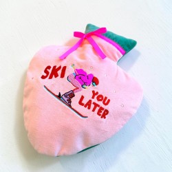 Hot-Water Bottle Velvet Herz ski later