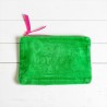 Pouch zip Velvet Ski you later