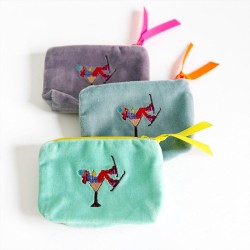 Pouch zip Velve