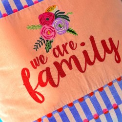 Cushion cover Velvet Pillar Family 5050