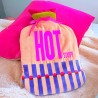Hot-Water Bottle Velvet Pillar Hot Stuff