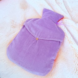 Wärmflasche Velvet Pillar pink