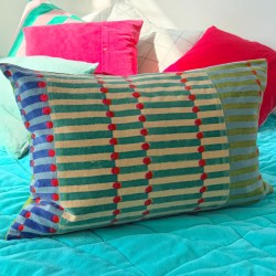 Cushion cover Velvet Pillar green 4060