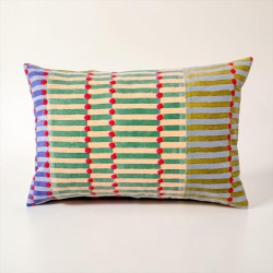Cushion cover Velvet Pillar green 4060