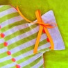 Hot-Water Bottle Velvet Heart Pillar olive