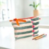 Trousse zip Velours Pillar mix