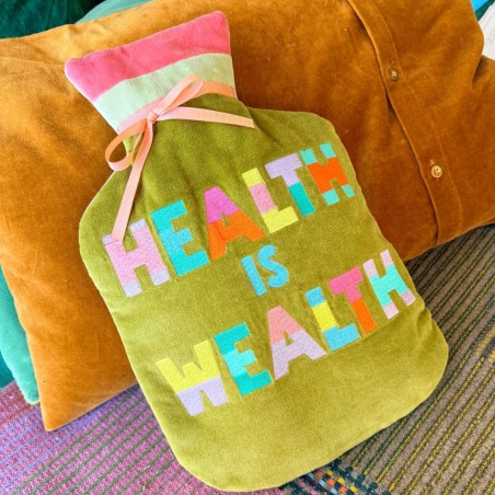 Bouillotte Velours Health kiwi