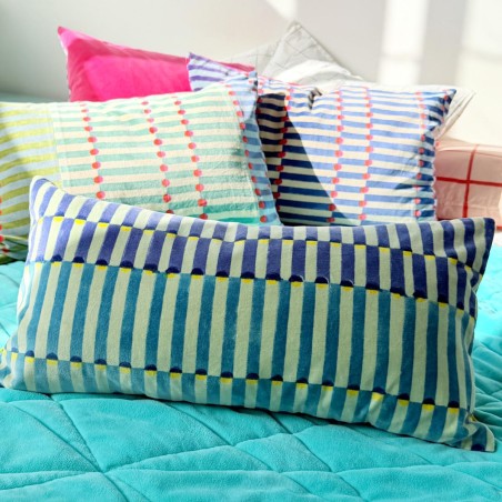 Cushion cover Velvet Pillar blue 3060