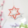 Décoration Funkel Star Flower rose