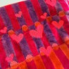 Kosmetiktasche Velvet pillar hearts
