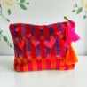 Kosmetiktasche Velvet pillar hearts