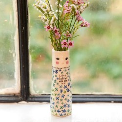 Vase Folk Friend Bud Vase Life Is Better