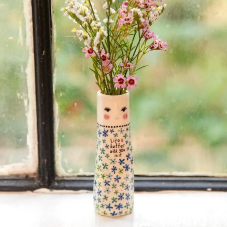 Vase Folk Friend Bud Vase Life Is Better