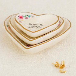 Keramikschälchen Nesting Heart Set 3 You Make