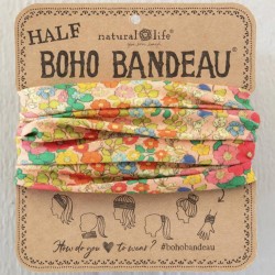 Stirn- und Haarband Boho Half Bandeau Vntg Grdn Pch