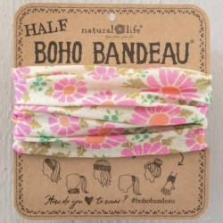 Stirn- und Haarband Boho Half Bandeau Dtsy Flrl Vntg Cr