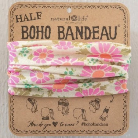 Stirn- und Haarband Boho Half Bandeau Dtsy Flrl Vntg Cr
