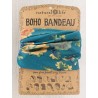 Stirn und Haarband Boho Teal Orng Clstr
