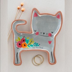 Keramikschälchen Trinket Dish Cat