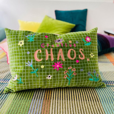 Cushion Cover Velvet Creative Chaos 4060