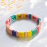 Bracelet colorblock pastel 25
