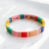 Bracelet colorblock pastel 25