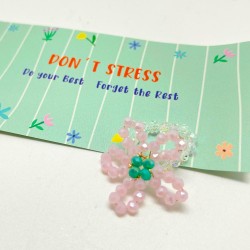 Ring elastic bow flower