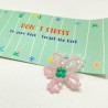 Ring elastic bow flower