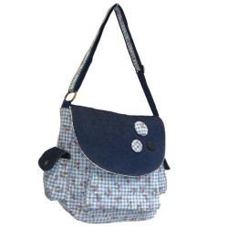 Shoulder bag-Caria lg blue