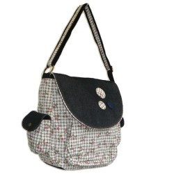 Shoulder bag-Caria lg brown