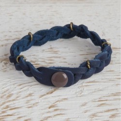 Bracelet en cuir JM Braides