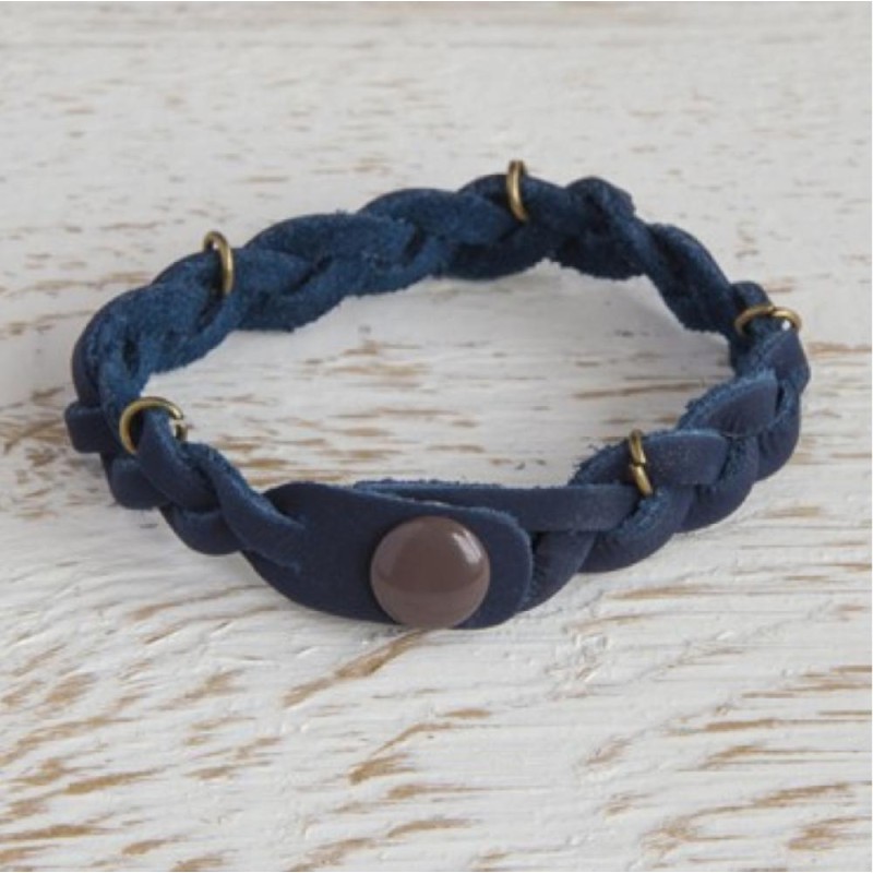 Bracelet en cuir JM Braides