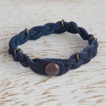 Bracelet en cuir JM Braides