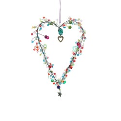 Dekoration FUNKEL Herz Charme Herz