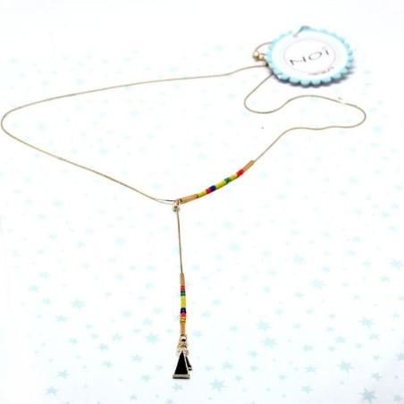 Collier Boho Chic triangle