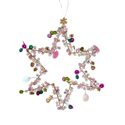 Décoration FUNKEL kleiner Stern pastell