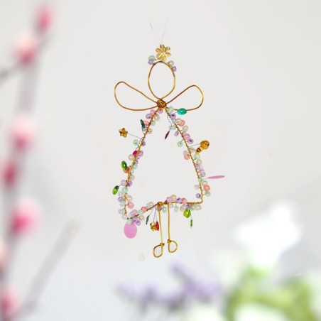 Decoration FUNKEL Engel pastell