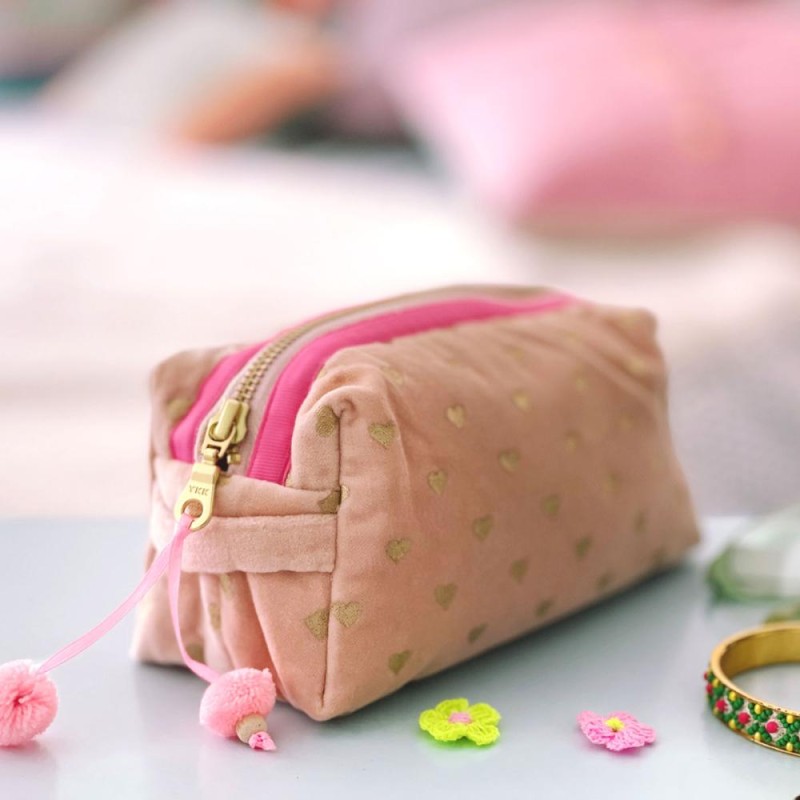 Cosmetic Bag Sm Goldheart Lipstick