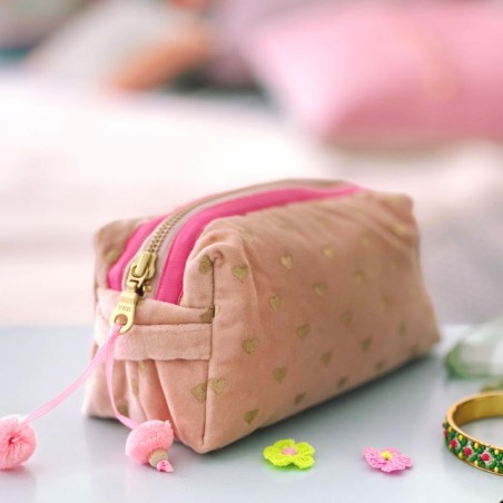 Cosmetic Bag Sm Goldheart Lipstick